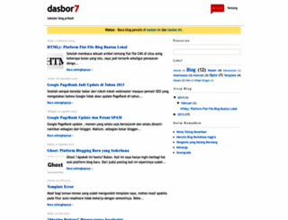 dasbor7.blogspot.com screenshot