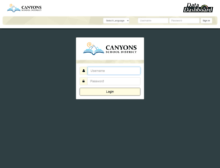 dashboard.canyonsdistrict.org screenshot