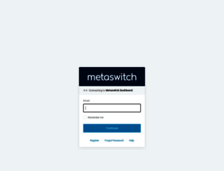 dashboard.metaswitch.com screenshot
