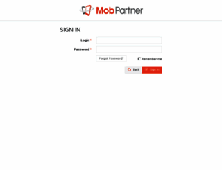 dashboard.mobpartner.com screenshot