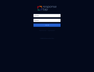 dashboard.responsetap.com screenshot