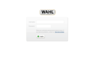 dashboard.wahlhomeproducts.com screenshot
