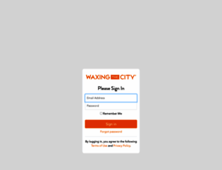 dashboard.waxingthecity.com screenshot