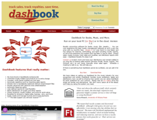 dashbook.com screenshot