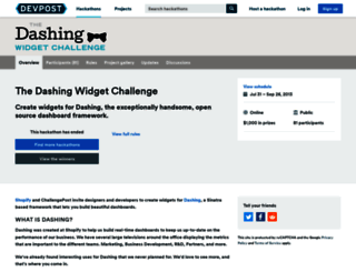 dashing.challengepost.com screenshot