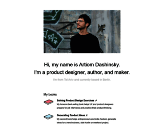 dashinsky.com screenshot