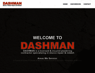 dashmanplastering.com screenshot
