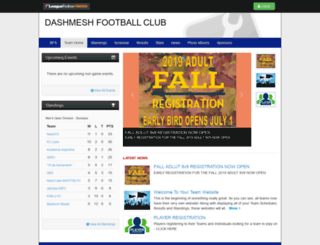 dashmeshfootball.bramptonfairgroundssoccer.com screenshot