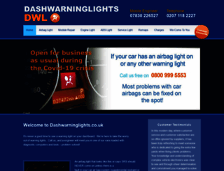 dashwarninglights.co.uk screenshot