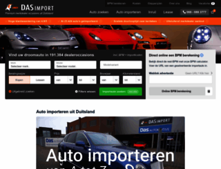 dasimport.nl screenshot