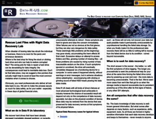data-r-us.com screenshot