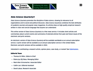 data-science-quarterly.com screenshot