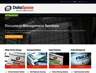 data-space.co.uk screenshot