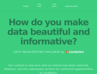 data-viz-challenge.localytics.com screenshot