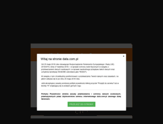 data.com.pl screenshot