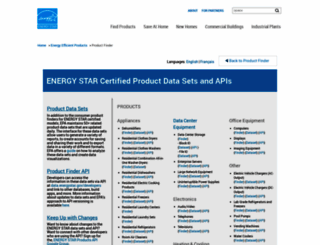 data.energystar.gov screenshot