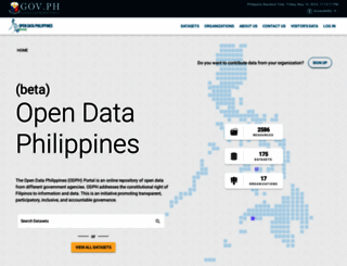 data.gov.ph screenshot