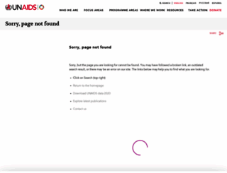 data.unaids.org screenshot