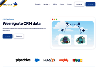 data2crm.com screenshot