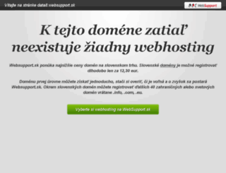 data8.websupport.sk screenshot