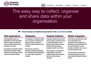 databasebydesign.com.au screenshot