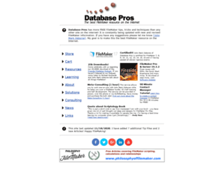 databasepros.com screenshot