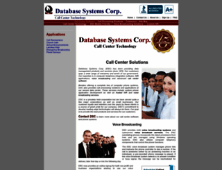 databasesystemscorp.com screenshot