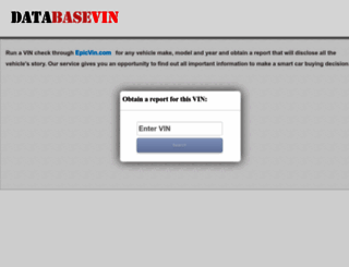 databasevin.com screenshot