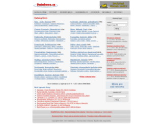 databaze.cz screenshot