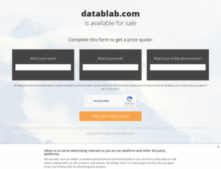 datablab.com screenshot