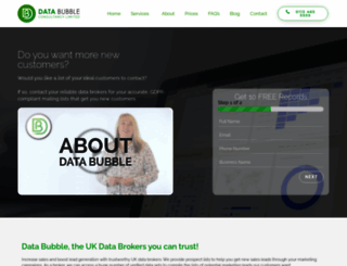 databubble.info screenshot
