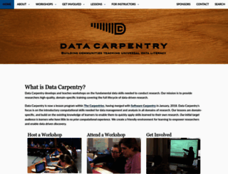 datacarpentry.org screenshot