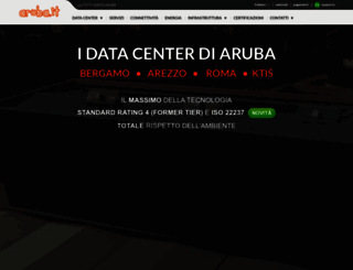 datacenter.aruba.it screenshot