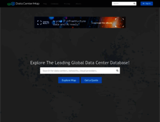 datacentermap.com screenshot