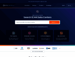 datacenters.com screenshot