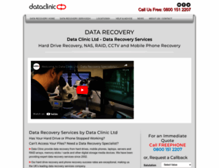 dataclinic.co.uk screenshot