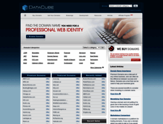 datacube.com screenshot