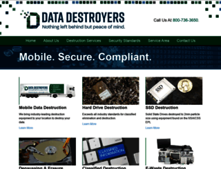 datadestroyers.com screenshot