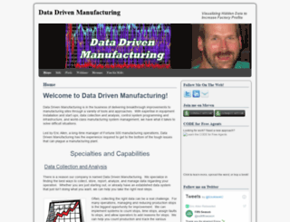 datadrivenmanufacturing.com screenshot