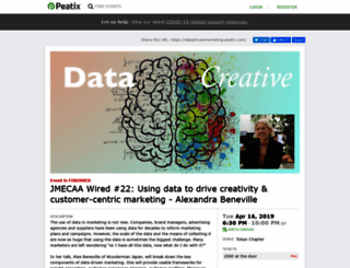datadrivenmarketing.peatix.com screenshot