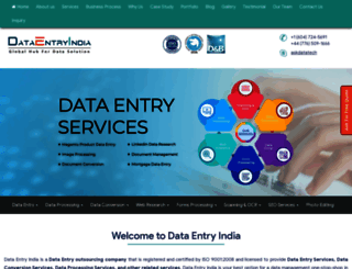 dataentryindia.co.in screenshot