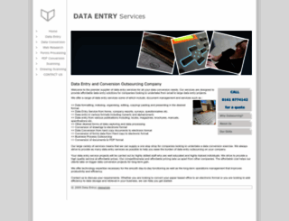 dataentryservice.co.uk screenshot