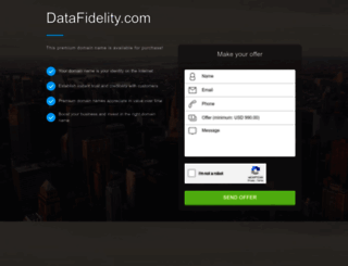 datafidelity.com screenshot