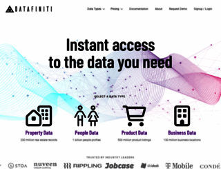 datafiniti.co screenshot