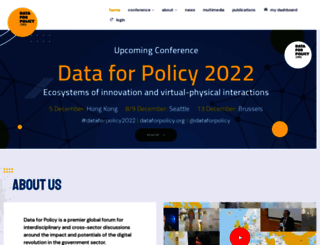 dataforpolicy.org screenshot