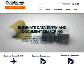 datahaven4dynamics.com screenshot