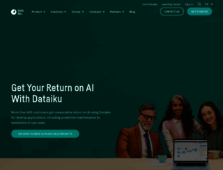 dataiku.com screenshot