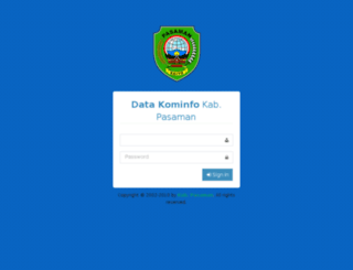 datakominfo.pasamankab.go.id screenshot