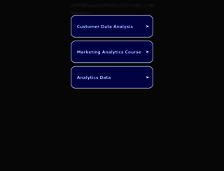 dataminingexpertsolutions.com screenshot