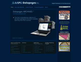 datapages.com screenshot